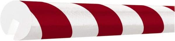 PRO-SAFE - Polyurethane Foam Type B Edge Guard - Red/White - Apex Tool & Supply
