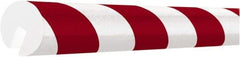 PRO-SAFE - Polyurethane Foam Type B Edge Guard - Red/White - Apex Tool & Supply