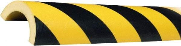 PRO-SAFE - Polyurethane Foam Type R50 Pipe Guard - Black/Yellow - Apex Tool & Supply