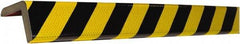 PRO-SAFE - Polyurethane Foam Type H+ Corner Guard - Black/Yellow - Apex Tool & Supply