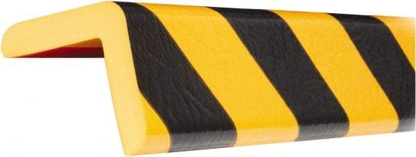 PRO-SAFE - Polyurethane Foam Type H+ Corner Guard - Black/Yellow - Apex Tool & Supply