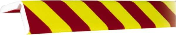 PRO-SAFE - Polyurethane Foam Type H+ Corner Guard - Red/Yellow - Apex Tool & Supply
