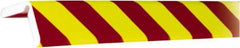 PRO-SAFE - Polyurethane Foam Type H+ Corner Guard - Red/Yellow - Apex Tool & Supply