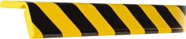 PRO-SAFE - Polyurethane Foam Type H+ Corner Guard - Black/Yellow - Apex Tool & Supply