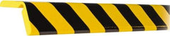 PRO-SAFE - Polyurethane Foam Type H+ Corner Guard - Black/Yellow - Apex Tool & Supply