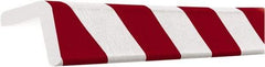 PRO-SAFE - Polyurethane Foam Type H Corner Guard - Red/White - Apex Tool & Supply