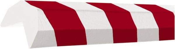 PRO-SAFE - Polyurethane Foam Type AA Corner Guard - Red/White - Apex Tool & Supply