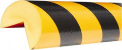 PRO-SAFE - Polyurethane Foam Type A+ Corner Guard - Black/Yellow - Apex Tool & Supply