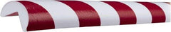 PRO-SAFE - Polyurethane Foam Type A Corner Guard - Red/White - Apex Tool & Supply