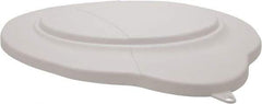 Vikan - 5 Gal Polypropylene Pail Lid - White, For Use with Vikan 5 Gal Pail - Apex Tool & Supply