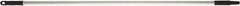 Vikan - 52 x 1" Aluminum Squeegee Handle - European Threaded Connection, Black - Apex Tool & Supply