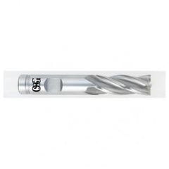 1-1/2 Dia. x 5-1/2 Overall Length 6-Flute Square End HSS-CO SE End Mill-Round Shank-Non-Center Cutting-Uncoated - Apex Tool & Supply