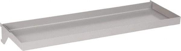 Little Giant - Mobile Work Center Accessory - 12" Wide x 33-3/4" Deep x 4" High, Steel, Gray - Apex Tool & Supply
