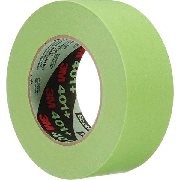 3M - 144mm Wide x 55 m x 6.7 mil Green Paper Masking Tape - Apex Tool & Supply