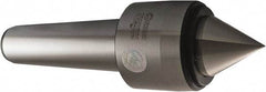 Skoda - MT6 Morse Taper Shank, 90mm Head Diam, Live Center - 2,500 Max RPM, 90mm Point Diam, 62mm Point Len, 7,500 Lb Max Workpiece, Standard Point - Apex Tool & Supply