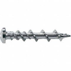 DeWALT Anchors & Fasteners - 1/4" Diam, 1-1/2 Length Under Head, Phillips Drive Concrete Screw & Masonry Fastener - Apex Tool & Supply