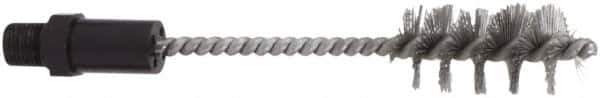 Value Collection - Blow Gun Steel Wire Brush - 1/4 NPT, 8-1/4" Long - Apex Tool & Supply