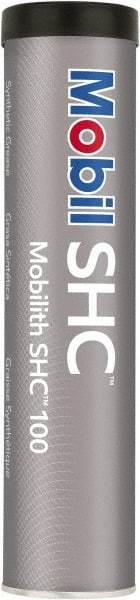 Mobil - 13.4 oz Cartridge Lithium High Temperature Grease - Red, High/Low Temperature, 350°F Max Temp, NLGIG 2, - Apex Tool & Supply