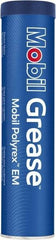Mobil - 13.7 oz Cartridge Polyurea High Temperature Grease - Blue, High Temperature, 350°F Max Temp, NLGIG 2, - Apex Tool & Supply