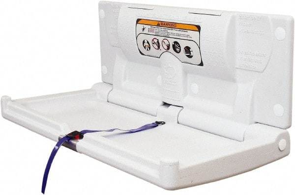 World Dryer - Polyethylene Baby Changing Station - 18" Long x 4.2969" High x 35-1/2" Wide - Apex Tool & Supply