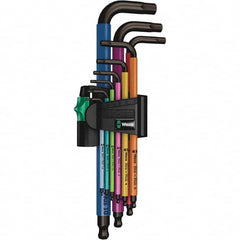 Wera - Hex Key Sets Tool Type: Hex L-Key Set Handle Type: Color Coded - Apex Tool & Supply