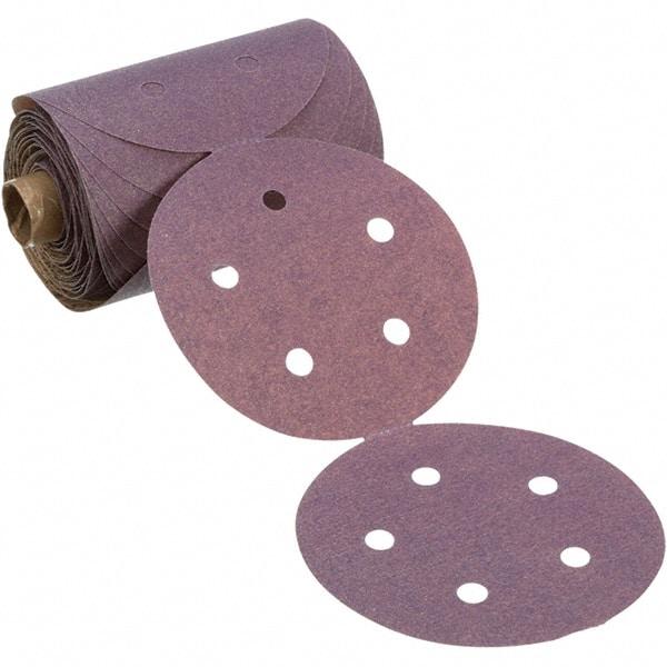 3M - 5" Diam, 150 Grit Ceramic Adhesive PSA Disc - Apex Tool & Supply
