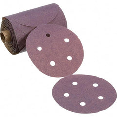 3M - 5" Diam, 150 Grit Ceramic Adhesive PSA Disc - Apex Tool & Supply