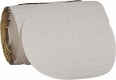 3M - 6" Diam, 120 Grit Aluminum Oxide Adhesive PSA Disc - Fine Grade, Reddish Brown, Film Backing, Flexible, Use with Random Orbital Sanders - Apex Tool & Supply