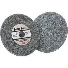 3M - 3" Disc Diam, Ceramic Quick Change Disc - Type R Attaching System, Coated, Medium Grade - Apex Tool & Supply