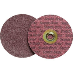 3M - 5" Disc Diam, Aluminum Oxide Quick Change Disc - Type R Attaching System, Coated, Medium Grade - Apex Tool & Supply