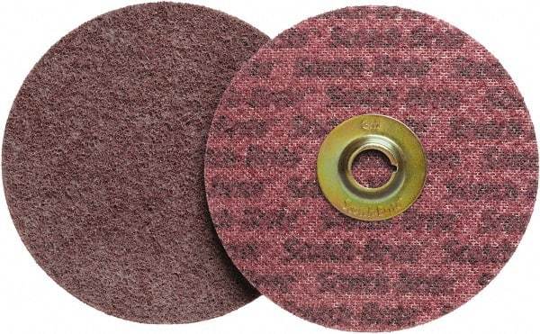 3M - 4-1/2" Disc Diam, Aluminum Oxide Quick Change Disc - Type R Attaching System, Coated, Medium Grade - Apex Tool & Supply