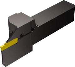 Sandvik Coromant - QS, Internal or External, Right Hand, 0.8" Max Depth of Cut, Indexable Grooving Tool Holder - N123E2-0200-0002-CM Insert Compatibility, 3/4" Shank Height, 3/4" Shank Width, 4-1/4" OAL, Through Coolant - Apex Tool & Supply