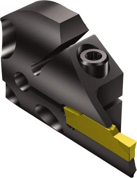 Sandvik Coromant - N123H2-0400-0004-TF Insert, 18mm Head Length, Modular Grooving Blade Holder Head - Left Hand Cut, System Size 40, Through Coolant, Series CoroCut 1-2 - Apex Tool & Supply