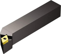 Sandvik Coromant - TR-D13JC, Left Hand Cut, -3° Lead Angle, 1" Shank Height x 1" Shank Width, Neutral Rake Indexable Turning Toolholder - 6" OAL, TR-DC1308 Insert Compatibility, Series CoroTurn TR - Apex Tool & Supply