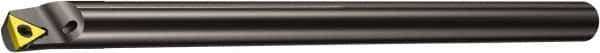 Sandvik Coromant - 8.5mm Min Bore Diam, 100mm OAL, 6mm Shank Diam, E..STFPR/L..-R Indexable Boring Bar - TPMT 1.2(1.2)0, TPMT 06 T1 02 Insert, Screw or Clamp Holding Method - Apex Tool & Supply