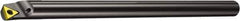 Sandvik Coromant - 8.5mm Min Bore Diam, 100mm OAL, 6mm Shank Diam, E..STFPR/L..-R Indexable Boring Bar - TPMT 1.2(1.2)0, TPMT 06 T1 02 Insert, Screw or Clamp Holding Method - Apex Tool & Supply