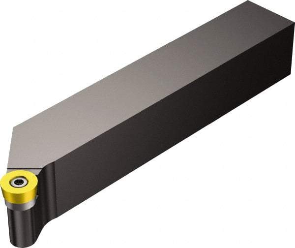 Sandvik Coromant - SRGC, Right Hand Cut, 1-1/4" Shank Height x 1-1/4" Shank Width, Neutral Rake Indexable Turning Toolholder - 6" OAL, RCMT 12 04 00 Insert Compatibility, Series CoroTurn 107 - Apex Tool & Supply