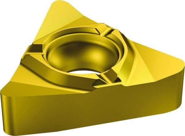 Sandvik Coromant - 26622 F Grade 1020, Internal Stub Acme Threading Insert - 4 TPI Int Pitch, Left Hand Insert, Carbide - Apex Tool & Supply