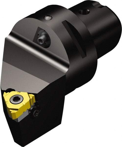 Sandvik Coromant - Insert Style Cx-266R/LFAZ, 55mm Head Length, Right Hand Cut, External Modular Threading Cutting Unit Head - System Size C4, 21mm Center to Cutting Edge, Series CoroThread 266 - Apex Tool & Supply