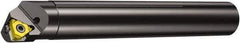 Sandvik Coromant - Internal Thread, Right Hand Cut, 10mm Shank Width x 10mm Shank Height Indexable Threading Toolholder - 5.9055" OAL, Various Insert Compatibility, R166.0L Toolholder, Series T-Max U-Lock 166 - Apex Tool & Supply