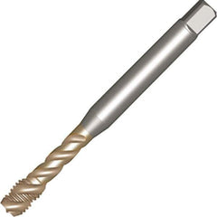 Sandvik Coromant - 5/16-24 UNF 3 Flute 3BX Spiral Flute Tap - High Speed Steel, AlCrN Finish, 90mm OAL, Right Hand Thread, Series CoroTap 300 - Apex Tool & Supply