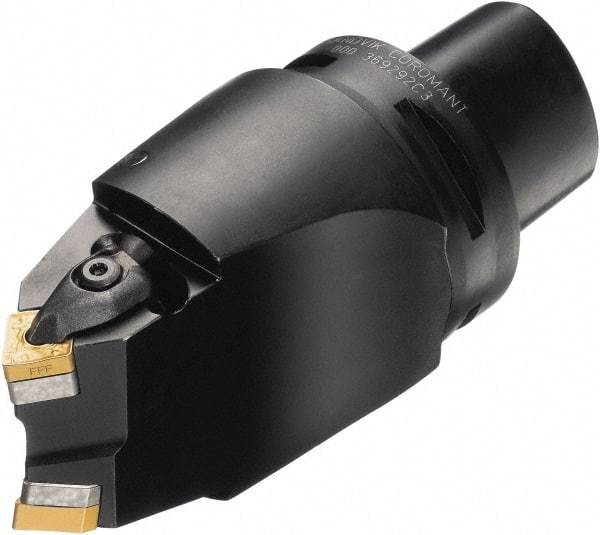 Sandvik Coromant - Cx-T-DC, Left Hand Cut, 50° Lead Angle, Negative Rake Indexable Turning Toolholder - 168mm OAL, CNMG 432, DNMG 442 Insert Compatibility, Series CoroPlex TT - Apex Tool & Supply