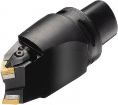 Sandvik Coromant - Cx-T-DC, Left Hand Cut, 50° Lead Angle, Negative Rake Indexable Turning Toolholder - 168mm OAL, CNMG 432, DNMG 442 Insert Compatibility, Series CoroPlex TT - Apex Tool & Supply