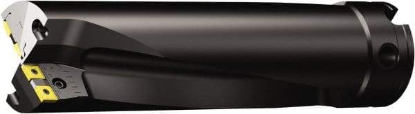 Sandvik Coromant - 237mm Max Drill Depth, 3xD, 75mm Diam, Indexable Insert Drill - 2 Inserts, 80 Varilock Shank - Apex Tool & Supply