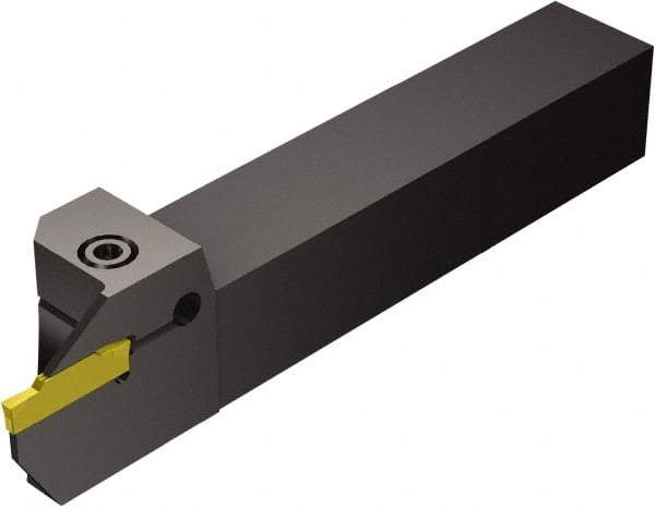 Sandvik Coromant - F123, Internal or External, Left Hand, 0.67" Max Depth of Cut, Indexable Grooving Tool Holder - N123E2-0200-0002-CM Insert Compatibility, 3/4" Shank Height, 3/4" Shank Width, 5" OAL - Apex Tool & Supply