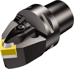 Sandvik Coromant - Neutral Cut, Size C6, SNG 553 & SNGN 15 07 12 Insert Compatiblity, Modular Turning & Profiling Cutting Unit Head - 0.5mm Ctr to Cutting Edge, 65mm Head Length, Through Coolant, Series T-Max - Apex Tool & Supply