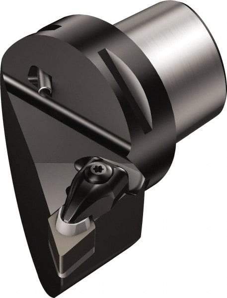 Sandvik Coromant - Left Hand Cut, Size C5, DNGQ 452 Insert Compatiblity, Modular Turning & Profiling Cutting Unit Head - 35mm Ctr to Cutting Edge, 60mm Head Length, Through Coolant, Series T-Max - Apex Tool & Supply