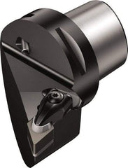 Sandvik Coromant - Left Hand Cut, Size C5, DNGQ 452 Insert Compatiblity, Modular Turning & Profiling Cutting Unit Head - 35mm Ctr to Cutting Edge, 60mm Head Length, Through Coolant, Series T-Max - Apex Tool & Supply