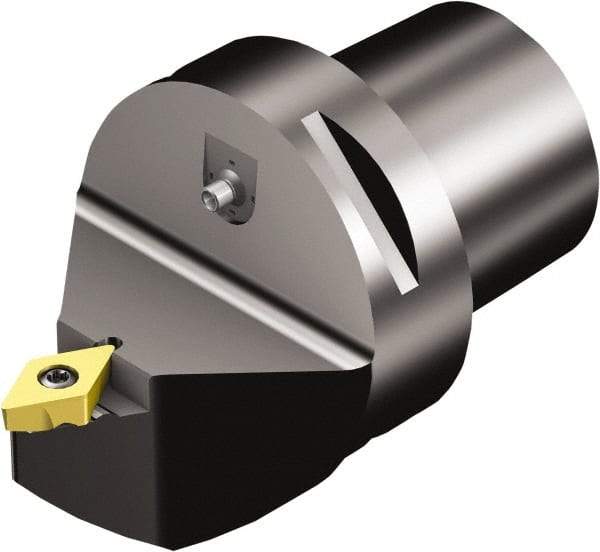 Sandvik Coromant - Neutral Cut, Size C4, TR-DC1308 Insert Compatiblity, Modular Turning & Profiling Cutting Unit Head - 0.5mm Ctr to Cutting Edge, 50mm Head Length, Through Coolant, Series CoroTurn TR - Apex Tool & Supply