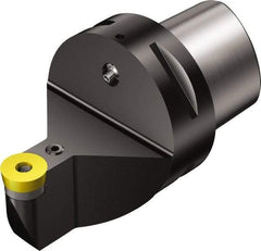 Sandvik Coromant - Neutral Cut, Size C10, RCMX 25 07 00 Insert Compatiblity, External Modular Turning & Profiling Cutting Unit Head - 12.5mm Ctr to Cutting Edge, 110mm Head Length, Through Coolant, Series T-Max P - Apex Tool & Supply